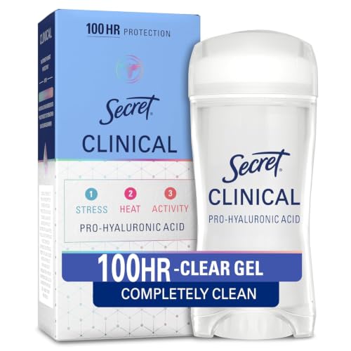 Secret Clinical Strength 100HR Women's Clear Gel Antiperspirant Deodorant