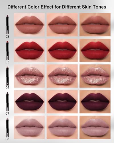 Nude Pink Matte Lipstick for Mature Women - 24H Long Lasting
