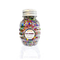 Neva Nude Face and Body Glitter Keychain - Chunky Glitter in Aloe for Festivals, Raves, and More | Cosmetic Grade | Super Sparkly (Rainbow Brite Multicolor Holographic Glitz Grenade)
