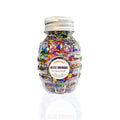 Neva Nude Glitz Grenade Glitter Keychain - Rainbow Holographic