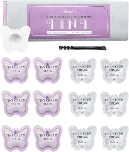 Libeauty Lash & Brow Tint Kit - Semi-Permanent Black Color
