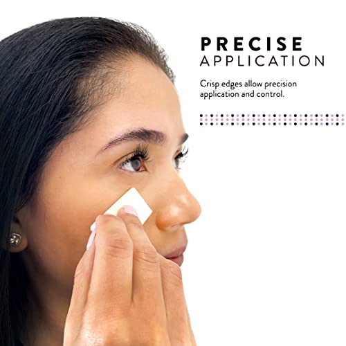 Artist's Choice 500 Pack Makeup Sponge Mini Applicator Wedges, Triangle Cosmetic Sponges for Foundation, Blush, Eye Shadow, Blending and Smoothing, Disposable, Latex Free