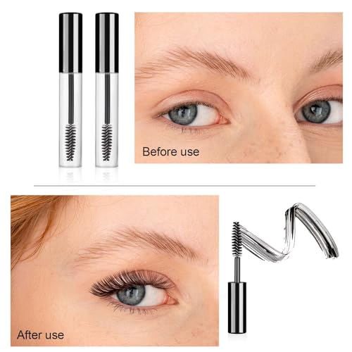 Giantree 6 Pack Empty Mascara Tubes with Brush Wands