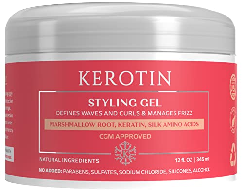K Kerotin Curly Hair Defining Gel for Frizz Control & Shine