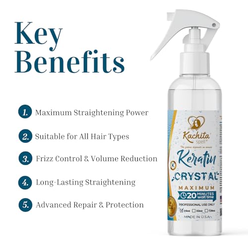 Kachita Spell Keratin Straightening Treatment Spray 16 oz
