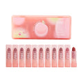 Velvet Matte Lipstick Set, 10 Colors - Waterproof Long Lasting