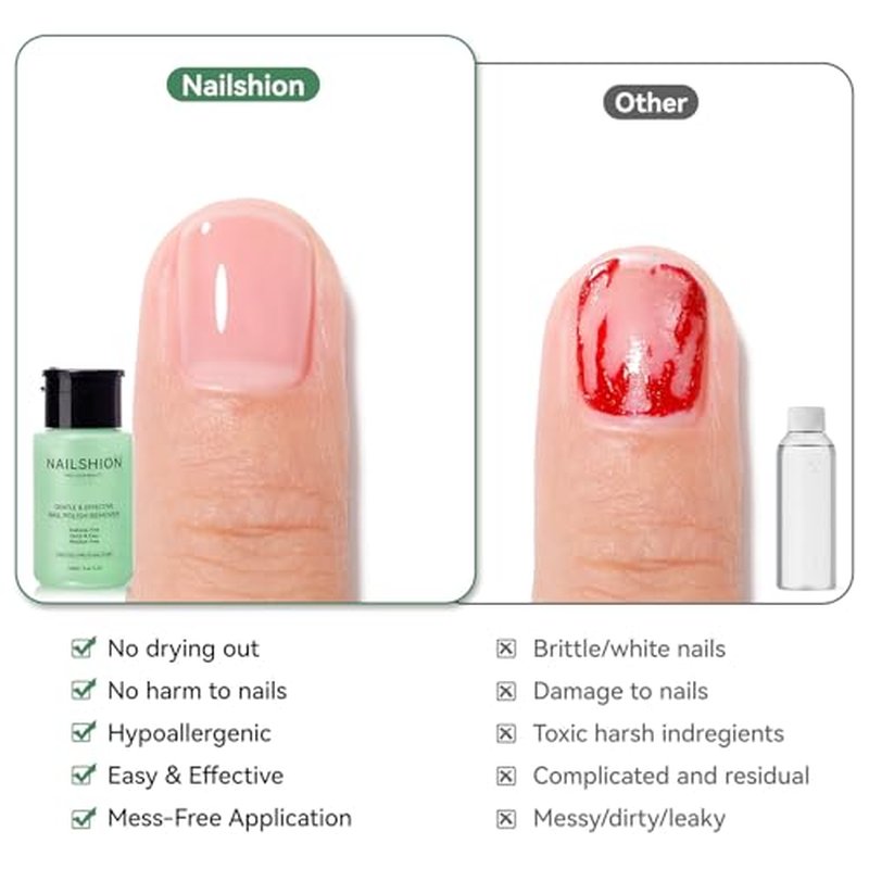 Aloe Vera Nail Polish Remover Non-Acetone 160ml with Pump
