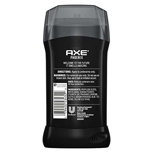Phoenix Deodorant Stick for Men - 48H Odor Protection, Twin Pack
