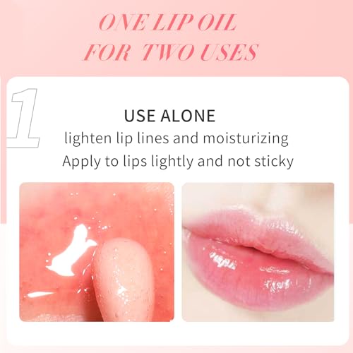 Plumping Lip Oil Gloss - 3 Color Hydrating Tinted Balm