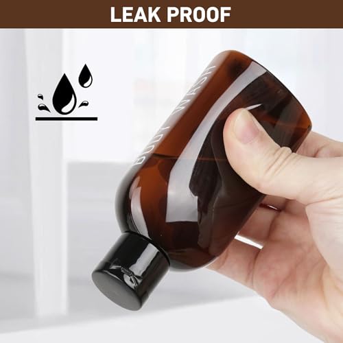 TSA Approved Travel Bottles Kit - 10 Pc Leak Proof Toiletries Set