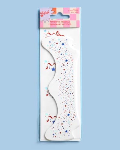 xo, Fetti Fourth of July Freckle Tattoos - 16 Pc