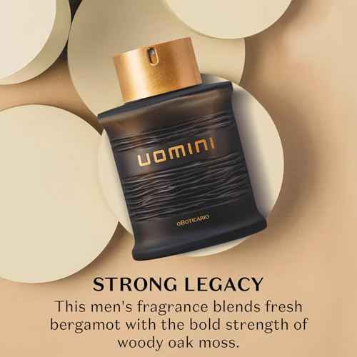 O Boticario UOMINI Cologne for Men, Long Lasting Premium Cologne for Men, 100ml