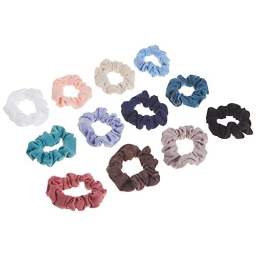 Goody Ouchless Value Pack Heather Scrunchies, 12ct