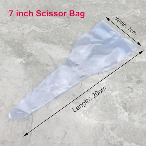10 Pack Hair Cutting Scissors Pouch Disposable Hair Scissors Cove Sleeve Protector for 6.5 Inch Hairdressing Razor Shears 7'' Barber Shears Hair Thinning Scissor Teeth Shears Hairdressing Salon