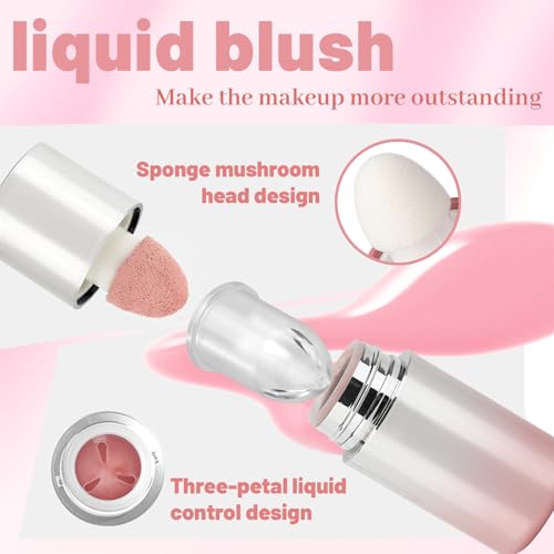 Blush Cream Stick - Blendable Watercolor Sheer for Mature Skin