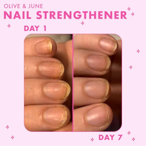 Olive & June Nail Strengthener - Vegan & Cruelty-Free Treatment for Weak Nails