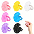 7 Pack Mini Nail Art Palettes | Durable Plastic Mixing Plates