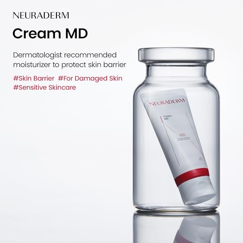 Cream MD, Regenerative Moisturizing Ceramide Skin Barrier Restoring Skin and Body Care for Damaged, Dry Skin (180g, 6.34oz)