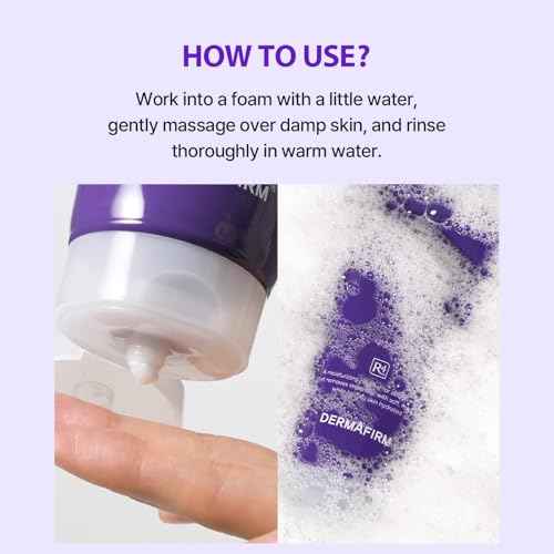 Dermafirm Hydra Repair Cleanser R4 Perilla Purple 150g ? Hydrating and Soothing Facial Cleanser for Sensitive Skin