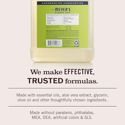 Mrs. Meyer's Lemon Verbena Hand Soap Refill, 33 Fl Oz