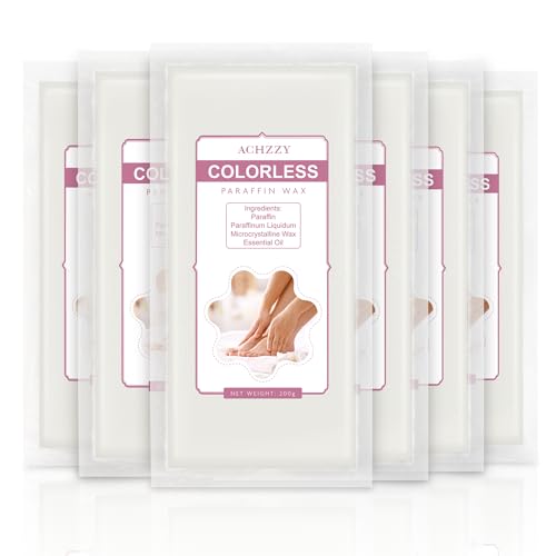 Unscented Paraffin Wax Refills for Hands & Feet - 6 Pack (2.7 lbs)