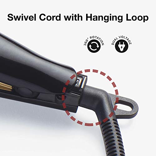 Olivia Garden Ceramic + Ion Pro Flat Iron - Dual Voltage, 11 Temps, 3D Floating Plates