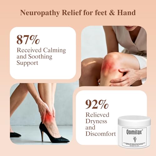 Neuropathy Cream - Magnesium Nerve Relief Lotion - Mama Oasis Lotion for Neuropathy Feet, Hands, Legs Comfort, Includes Magnesium, Aloe Vera, MSM, Soothing Relief, Suitable for All Skin, 4 FL.OZ.