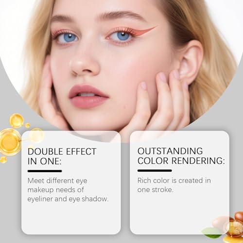 2-in-1 Eyeshadow Stick & Eyeliner Duo, Waterproof