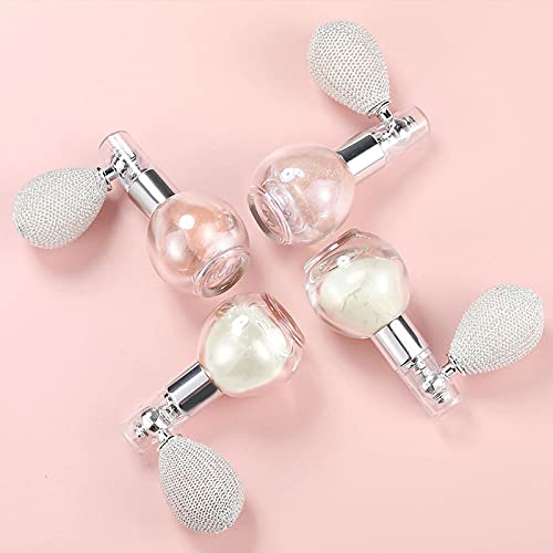 NewBang Highlighter Powder Spray - 2 Colors Pearl White & Nude Pink
