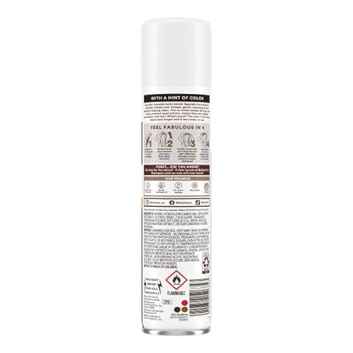 Batiste Shampoo Dry Medium Brunette 6.73 Ounce (199ml) (6 Pack)