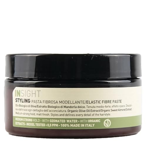 Insight Styling Elastic Fibre Paste - Medium Hold Matte Finish, 3oz