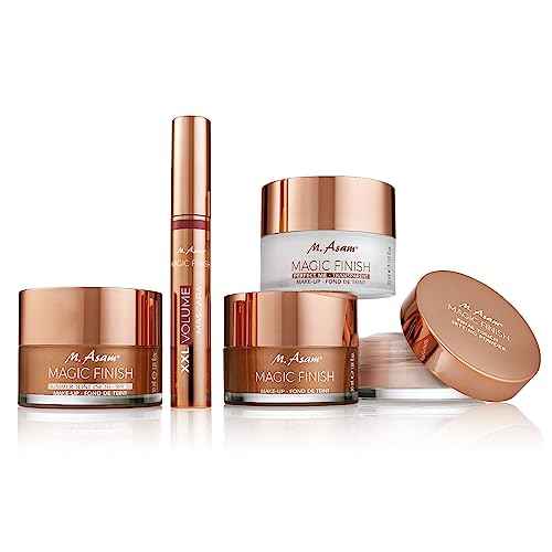 M. Asam MAGIC FINISH Cream Contour Stick medium-dark (0.28 Oz)- creamy contour stick for a defined face shape, creates optical shadows, bronzer stick with moisturizing hyaluronic acid, vegan