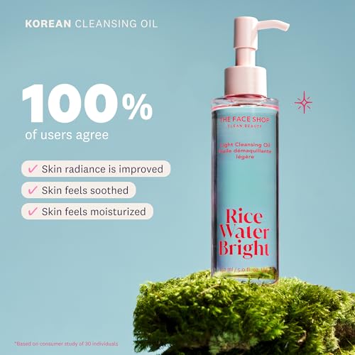 The Face Shop Rice Water Bright Cleansing Oil - Vegan Makeup Remover