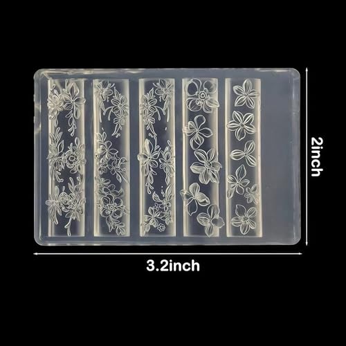 3D Flower Silicone Nail Mold for Nail Art & DIY Accessories