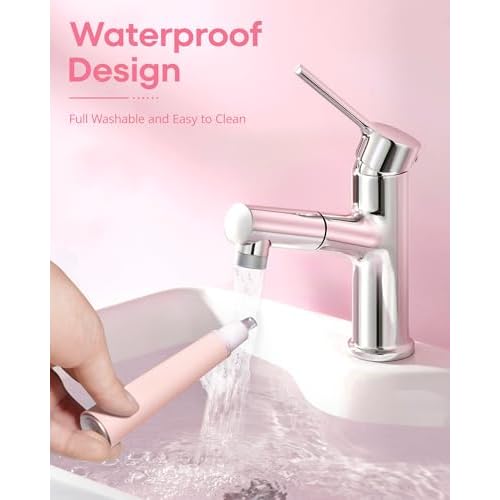 VG VOGCREST Nose Hair Trimmer for Women, Portable, Waterproof, Rechargeable, 2-in-1 Trimmer, Easy to Clean, Suitable for Sensitive Skin