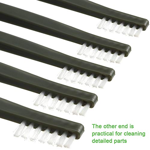 Boao 20 Packs Double-Ended Gun Cleaning Brushes 7 Inch, White