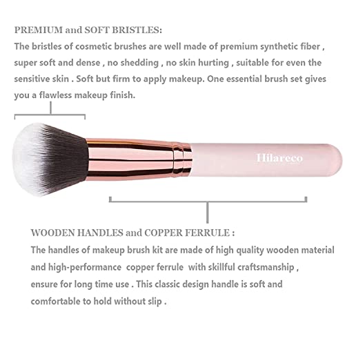 PHOERA Foundation, Full Coverage Foundation, PHOERA Primer, PHOERA Powder, PHOERA Makeup Set, Kabuki Makeup Brushes Foundation Brush Powder Brush,2 Pcs Makeup Sponge (101 Porcelain+102 Nude)