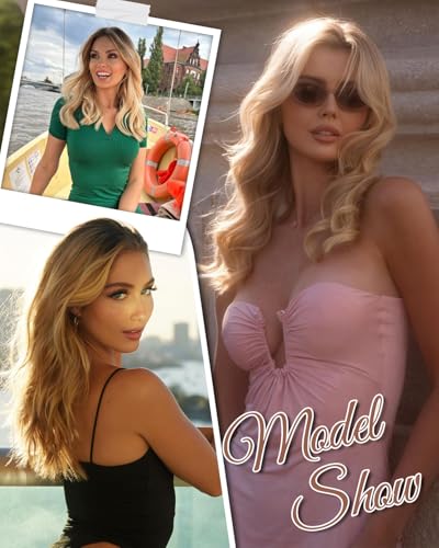 16 Inch Hair Topper for Thinning Hair - Ombre Blonde
