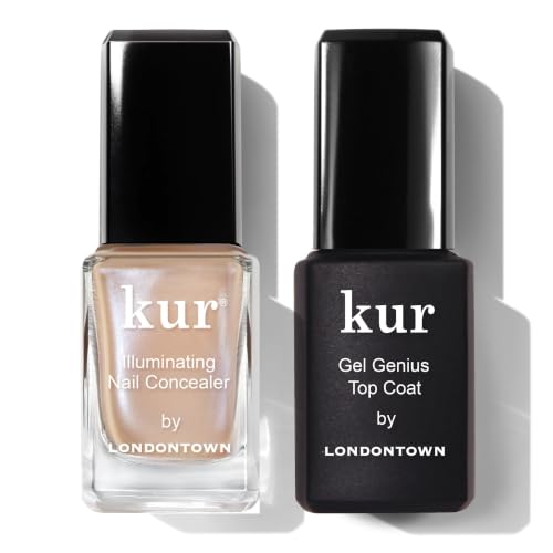 LONDONTOWN Pink Nail Concealer & Gel Top Coat Duo