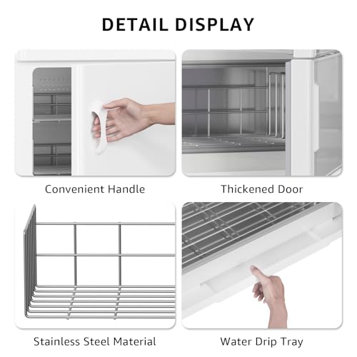 TABU 32L Hot Towel Warmer Cabinet with Stainless Steel Racks