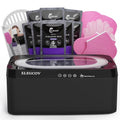 ELEGCOV Black Paraffin Wax Machine for Hands & Feet 4500ml Spa Kit