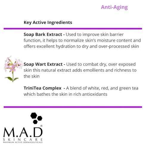 M.A.D Skincare Anti-Aging Nourishing Cleansing Lotion - Non-drying, Gentle Cleansing