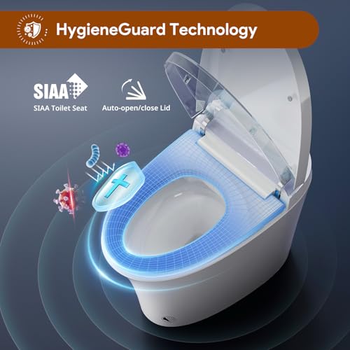 Uncle Brown ST12U Smart Bidet Toilet, ADA Height, Auto Open/Close Lid