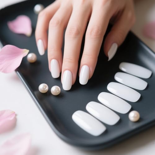 Gel Nail Polish White 16.5ml for UV/LED Curing Home Salon Nail Art - Variation B02-1