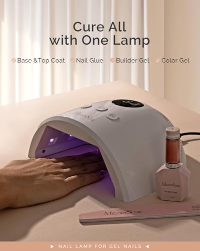 MelodySusie UV LED Nail Lamp with Smart Sensor & 3 Timers