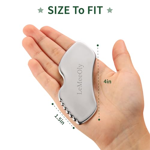 Gua Sha Facial Tools Stainless Steel & Compressed Facial Sponges, Detail Metal GuaSha and Natural Spa Sponges for Facial Cleansing Skin Care£¬Guasha Stone Face Sculpting Tool