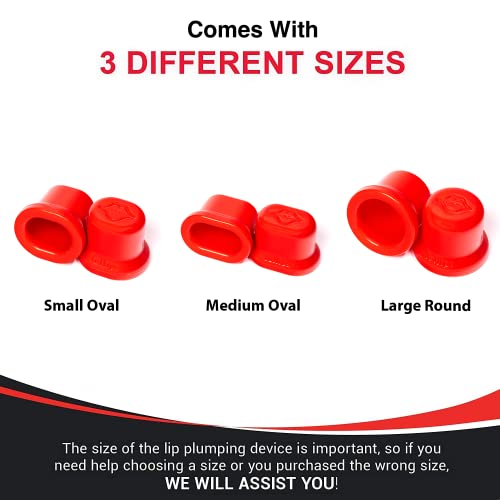Fullips Lip Plumper Tool Kit - 3 Piece Set for Fuller Lips