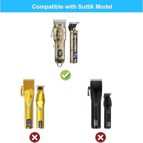 Replacement Suttik Hair Clippers Charger USB Charging Cable Compatible with Suttik Hair Trimmers Charger Cord