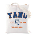 FOTAP Movie Insoire Tote Bag Ta EST. 36.BBY Shoulder Bag Clone Wars Merch (TAN Tote)