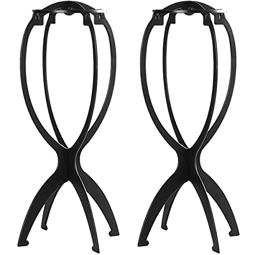 Dreamlover Wig Head Stand - 2 Pack Portable Drying Display